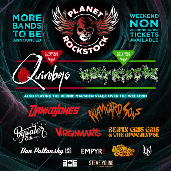 Planet Rockstock 2025 line-up poster