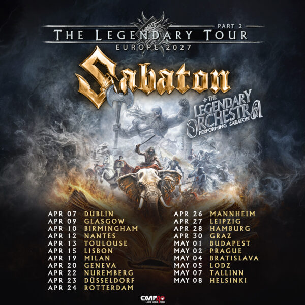Sabaton 2027 tour